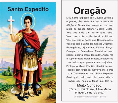 santo expedito oração fortíssima